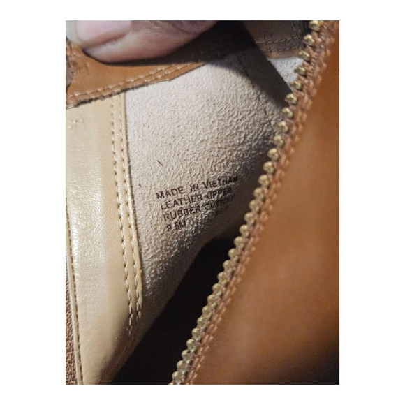 Michael Kors Brown Leather Ankle Boots Booties US 9.5 - Picture 13 of 15